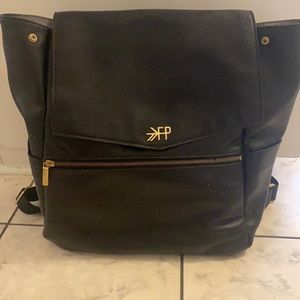 Large black Freshly Picked diaper bag
